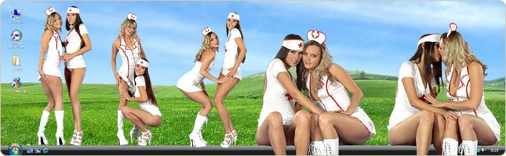 See Nude Models Sandra Sanchez & Deny Strip When You Download VirtualGirl's Intensive Care Stripper Desktop Software