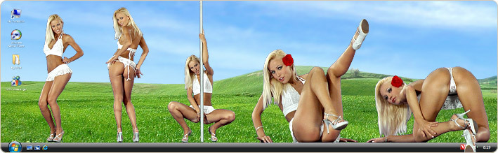 Porn Model Beatrix Strips in VirtualGirl's Acapulco Taste Stripper Desktop