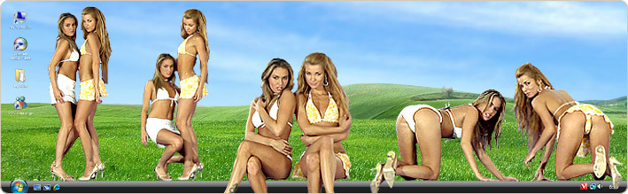 See Nude Models Viki & Sandra H Strip When You Download VirtualGirl's Brazil Fever Stripper Desktop Software