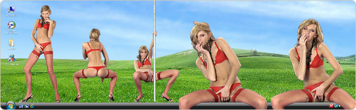 Porn Model Jewel Strips in VirtualGirl's Big Ruby Stripper Desktop