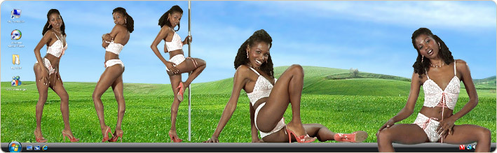 Porn Model ###GIRL### Strips in VirtualGirl's ###UPDATE### Stripper Desktop