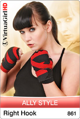 Ally Style Does a Sexy Striptease in Right Hook