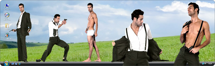 Download VirtualGuy Stripper Desktop Software to See Gay Model Kerim Strip in OSS 69