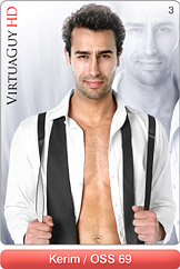 Handsome Male Model Kerim Does a Hot Gay Striptease in OSS 69