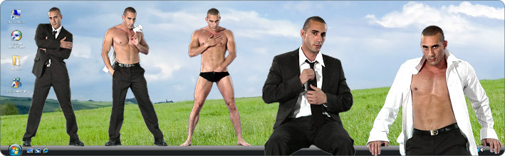 Download VirtualGuy Stripper Desktop Software to See Gay Model Mohanis Strip in Classy