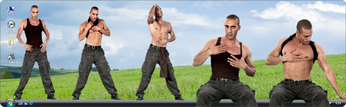 Download VirtualGuy Stripper Desktop Software to See Gay Model Mohanis Strip in Urban