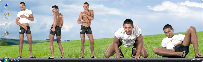 Download VirtualGuy Stripper Desktop Software to See Gay Model Nicolas Strip in Proud