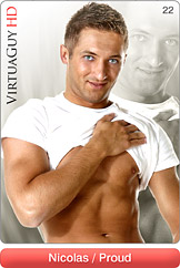 Handsome Male Model Nicolas Does a Hot Gay Striptease in Proud