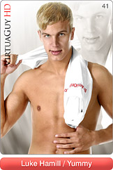 Handsome Male Model Luke Hamill Does a Hot Gay Striptease in Yummy