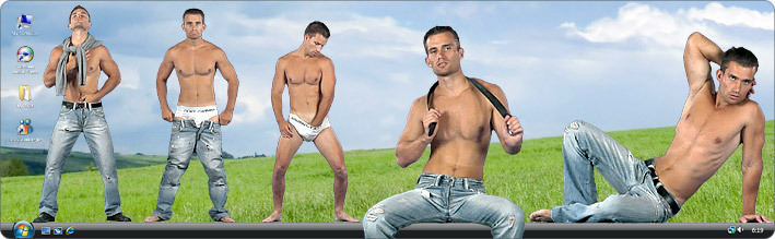 Download VirtualGuy Stripper Desktop Software to See Gay Model Paul Strip in Charming