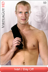 Handsome Male Model Ivan Does a Hot Striptease in Day Off
