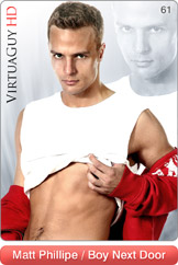 Handsome Male Model Matt Phillipe Does a Hot Gay Striptease in Boy Next Door