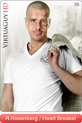 Handsome Male Model Robert Rosenberg Does a Hot Male Striptease in Heart Breaker
