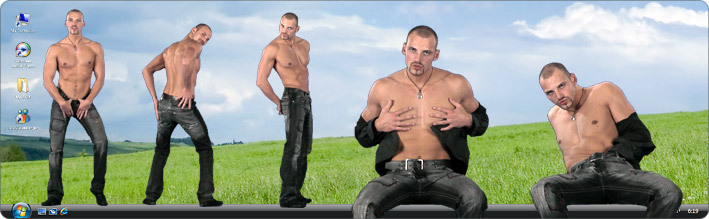 Download VirtualGuy Stripper Desktop Software to See Gay Model Thomas Friedl Strip in Sex Appeal