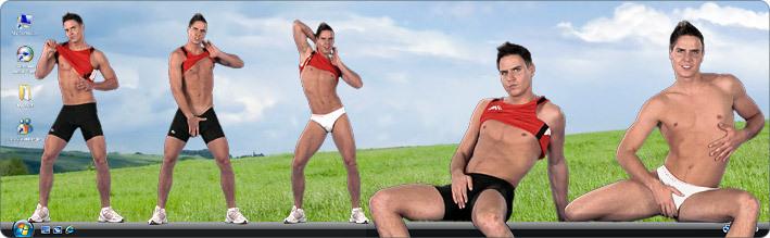Download VirtualGuy Stripper Desktop Software to See Gay Model Rendy Scott Strip in In Training