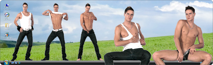 Download VirtualGuy Stripper Desktop Software to See Gay Model Rendy Scott Strip in On the Prowl